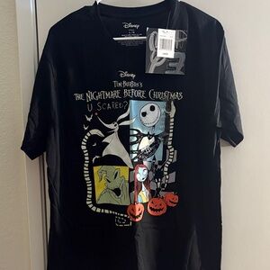 Disney Black and White Nightmare Before Christmas Tee
